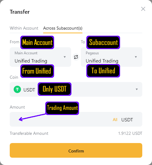 Balance Increase Instructions Screenshot
