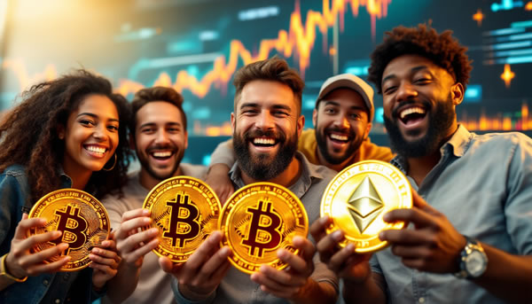 Family relaxing while AI trades for them