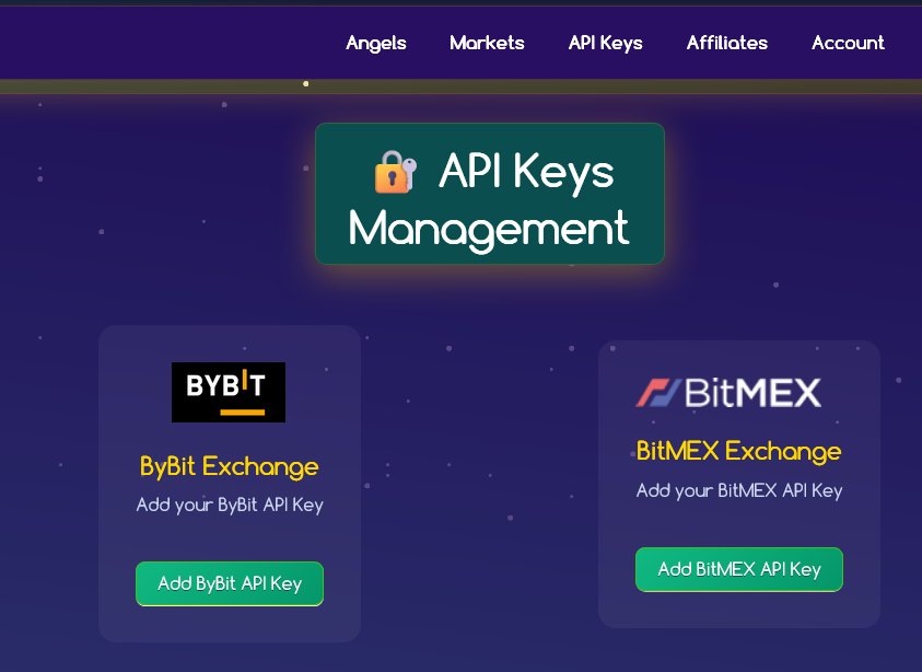 Add API Key When Logged In