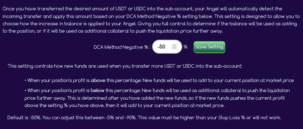 Advanced Configuration Settings Screenshot